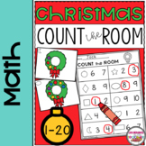 Count the Room CHRISTMAS Math Center - Numbers 1 to 20 