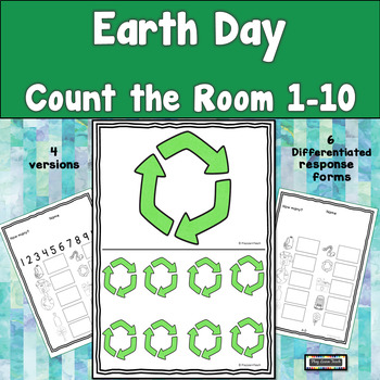Preview of Earth Day Activities Count the Room