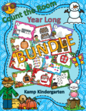 Count the Room Math Centers Year Long Mega BUNDLE for K and 1st