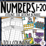 Count the Room Number Sense Activities for numbers 1-20