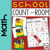 Count the Room SCHOOL Math Center - Numbers 1 to 20