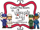 Count the Room - Veteran's Day {K.CC.A.3 & K.NBT.A.1}