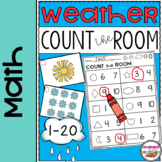 Count the Room WEATHER Math Center - Numbers 1 to 20
