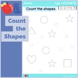 Count the Shapes - Count and Color the shapes