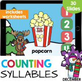 Count the Syllables Phonics Practice Google Slides & Worksheets