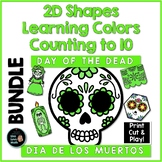 Count to 10 2D Shapes Colors Dia de los Muertos BUNDLE