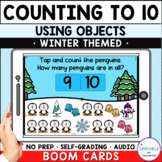 Counting to 10 Using Objects! Digital Winter Math Boom Car
