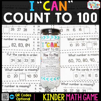 Preview of Kindergarten Math Game | Counting to 100
