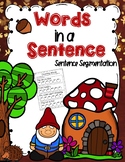 Words in a sentence- Sentence Segmenting