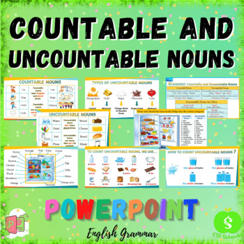 Preview of Countable and uncountable nouns │How to Count Uncountable Nouns?