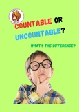 Countable and Uncountable nouns - presentation and practice