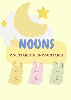 Preview of Countable and uncountable nouns learning