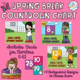 Countdown Chart to Spring Break- Countdown to vacation