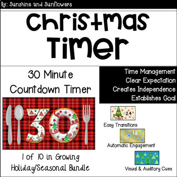 Preview of Countdown Timer 30 Minutes | Christmas Timer