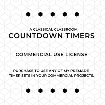 Preview of Countdown Timer COMMERCIAL USE LICENSE