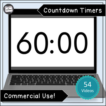 Preview of Countdown Timers Video Files for Personal and Commercial Use