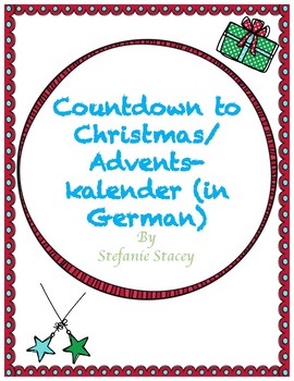 Preview of Countdown to Christmas/Adventskalender