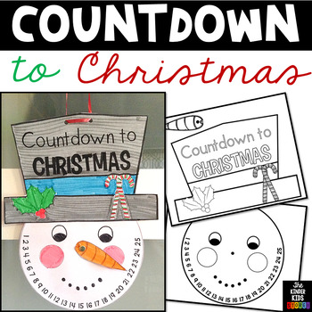 Preview of Countdown to Christmas Craft
