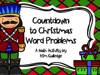 Preview of Countdown to Christmas Word Problems for 3rd, 4th, & 5th Grade (Math)