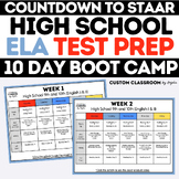 Countdown to Reading STAAR - High School 10 Day Boot Camp 