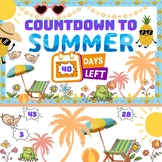Countdown to Summer Bulletin Board Kit | Groovy Summer Cla