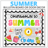 Countdown to Summer Bulletin Board kit or Classroom Door D