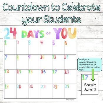 Preview of Countdown to Summer & Celebrate your Students