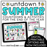 Countdown to Summer End of the Year Activities Distance Learning