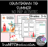 Countdown to Summer -- No Prep Activities and Puzzles! -- 