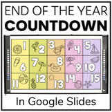 Countdown to Summer On a Digital End of Year Countdown Calendar