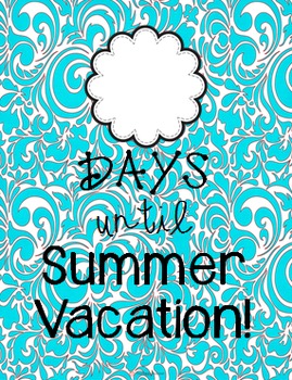 Preview of Countdown to Summer Vacation Poster {Freebie!}