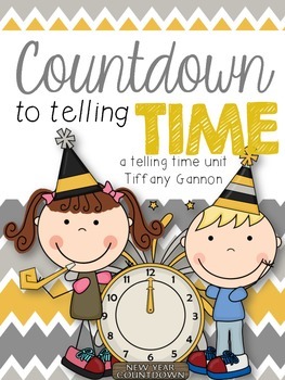 Preview of Countdown to Telling Time {A Telling Time to the Nearest Five Minutes Unit}