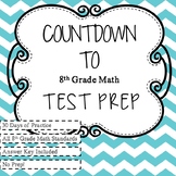 Countdown to Test Prep: 8th Grade Math