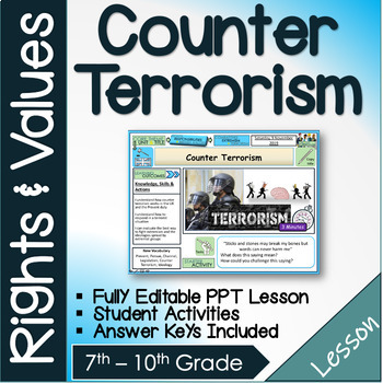 Preview of Counter Terrorism Lesson