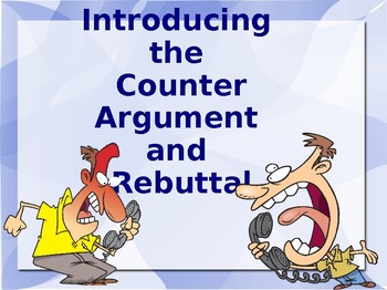 Preview of Counterclaim and Rebuttal