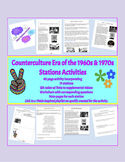 Counterculture Era of the 1960s & 70s-Stations Activities-