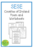 Counties of Ireland poem and worksheets