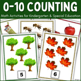 Counting to 10 Math Activities for Kindergarten and Specia