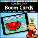 DISTANCE LEARNING Boom Cards Counting 0 - 10 Math