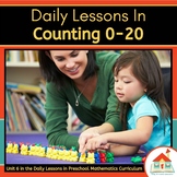 Counting 0-20 Preschool Lesson Plans