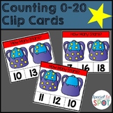Counting 0-20 Clip Cards: STARS