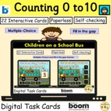 Counting 0 to 10 Kids Children School Bus Back To School B