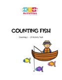 Counting 1-10 Activity - Fishing, Ocean theme