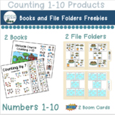 Counting 1-10 Adapted Books and File Folders Freebie