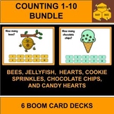 Counting 1-10 Bundle 6 decks Practice Pre-K Online Game Bo