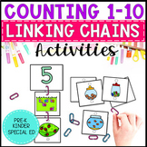 Counting to 10 Linking Chains: Fine Motor Activities Task 