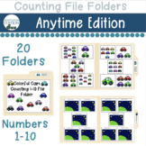 Counting 1-10 File Folders: Anytime Edition