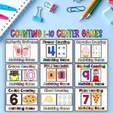 Counting 1-10 Math Centers