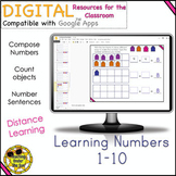 Count 1-10 Number Sense Compose Numbers Google Digital