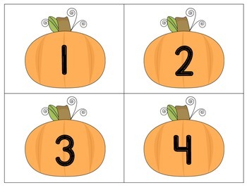 Preschool Math: Counting 1-10 with Pumpkin Poems by The Greenhouse ...